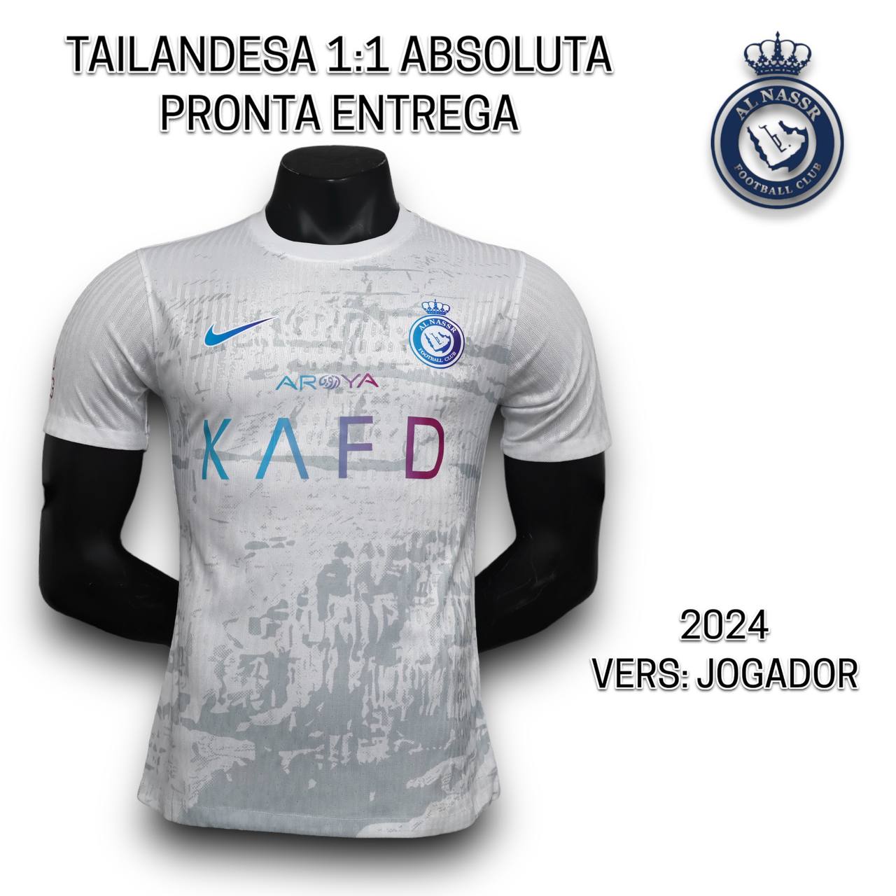 Camisa de time Tailandesa 1.1 JOGADOR AL NASSR (PRONTA ENTREGA)