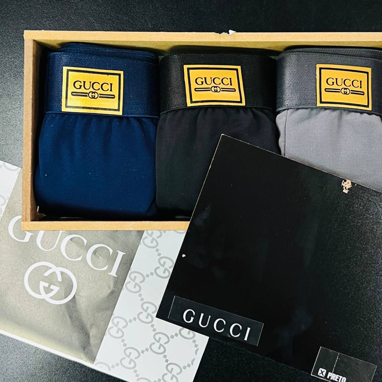 Kit Cueca Premium na caixa de MADEIRA LT 11-A (C296)