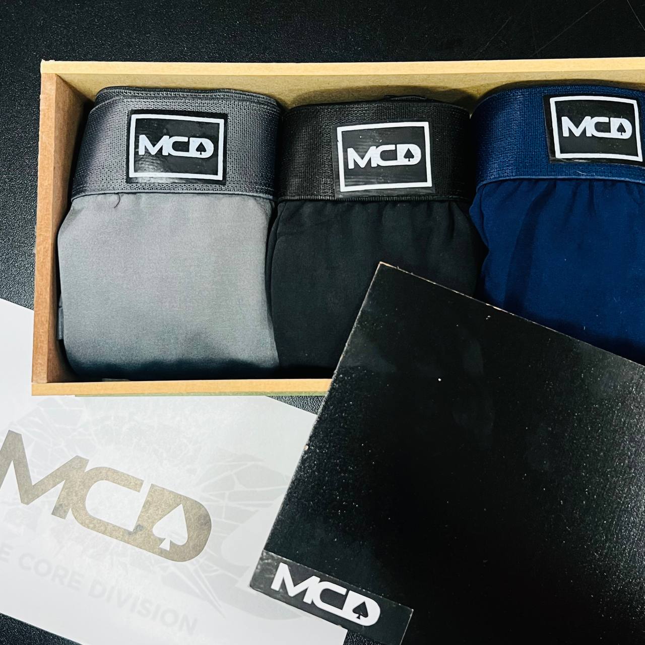 Kit Cueca Premium na caixa de MADEIRA (LT038)