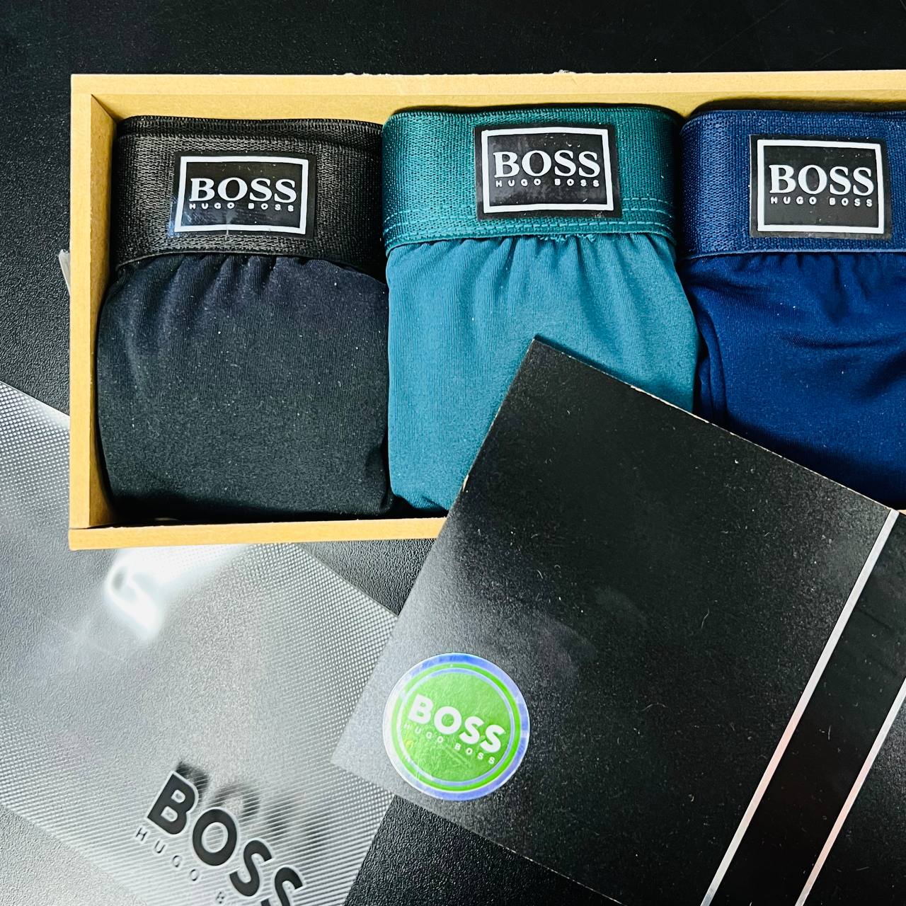 Kit Cueca Premium na caixa de MADEIRA (LT038)