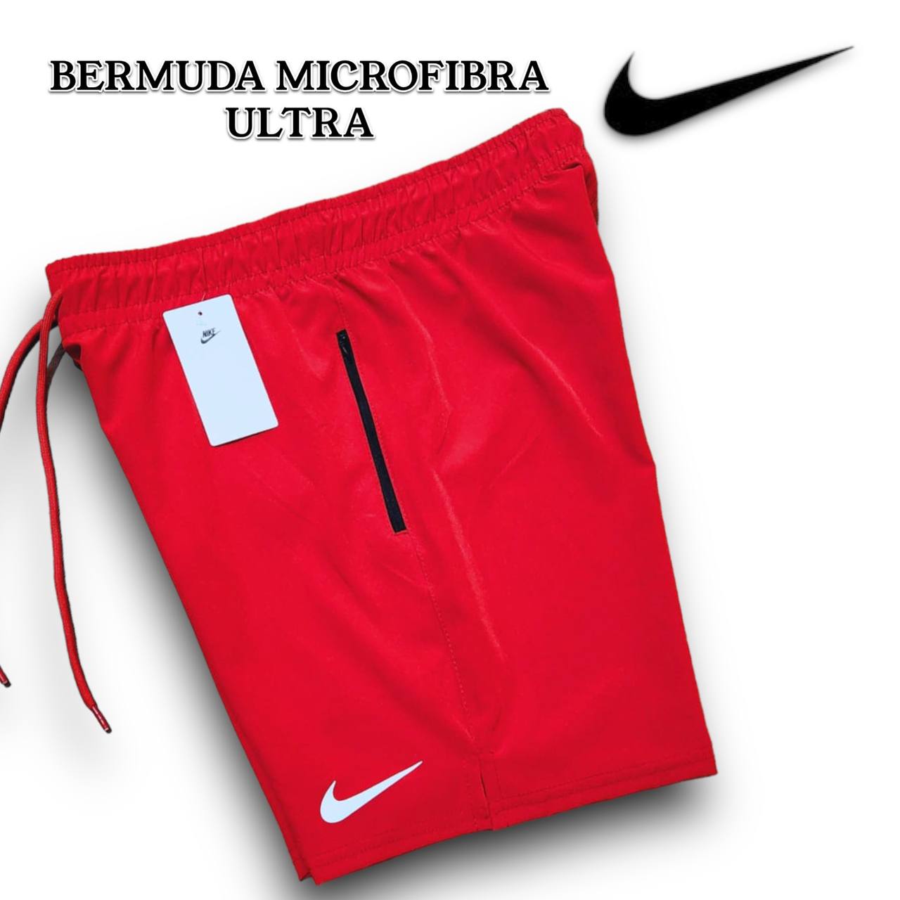 Bermuda Microfibra Ultra - NIKE  - ZIPER 