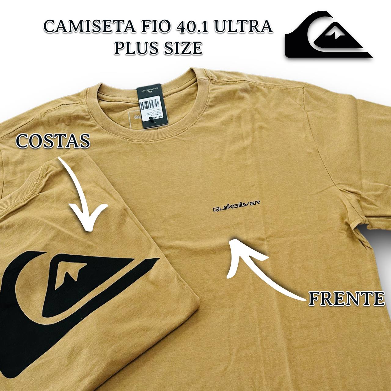 Camiseta PLUS SIZE 40.1 ultra QUIKSILVER 