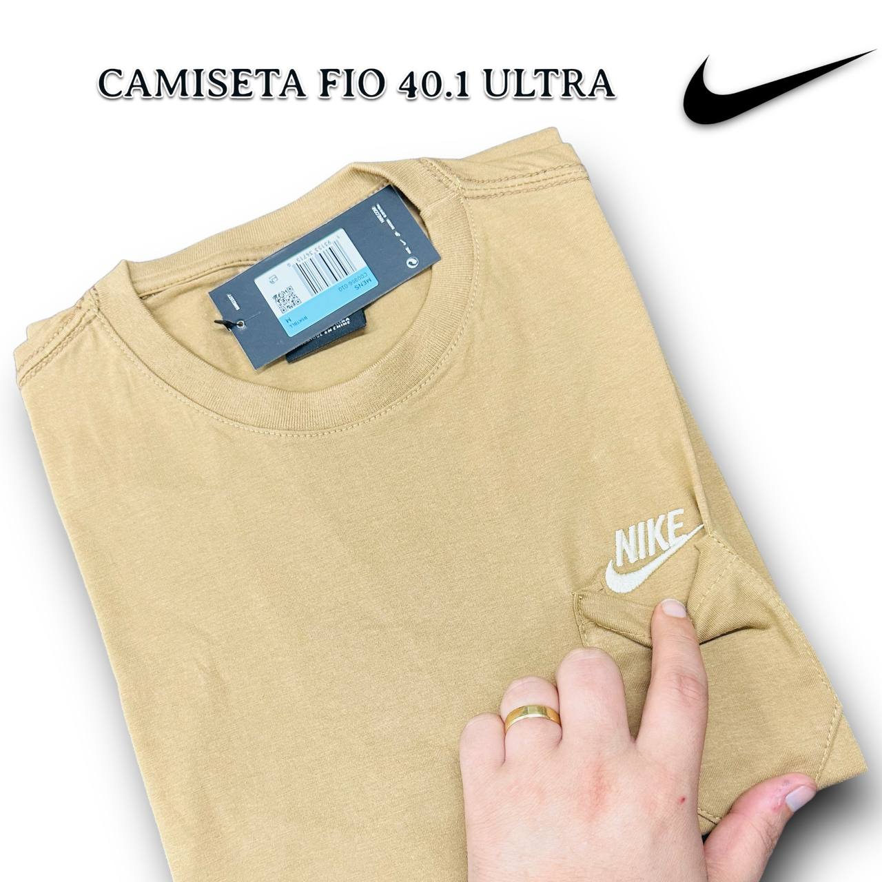 Camiseta 40.1 Ultra - NIKE arte em bordado com bolso