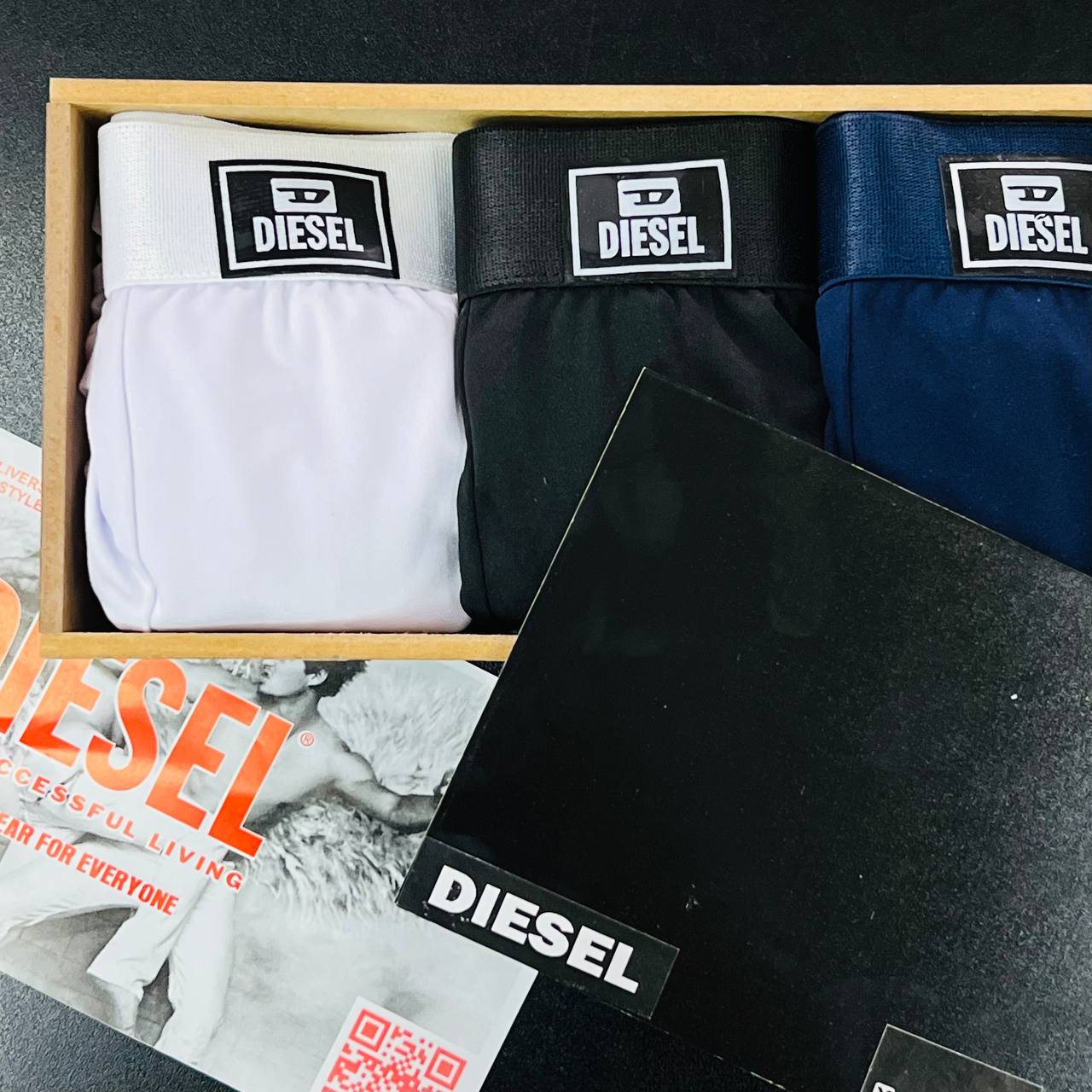 Kit Cueca Premium na caixa de MADEIRA LT 11-A (C293)