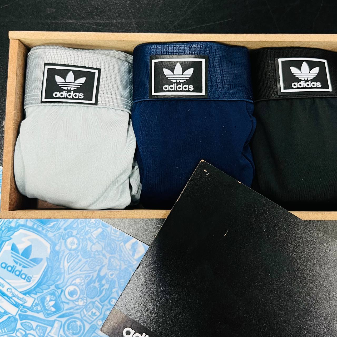 Kit Cueca Premium na caixa de MADEIRA (LT038)