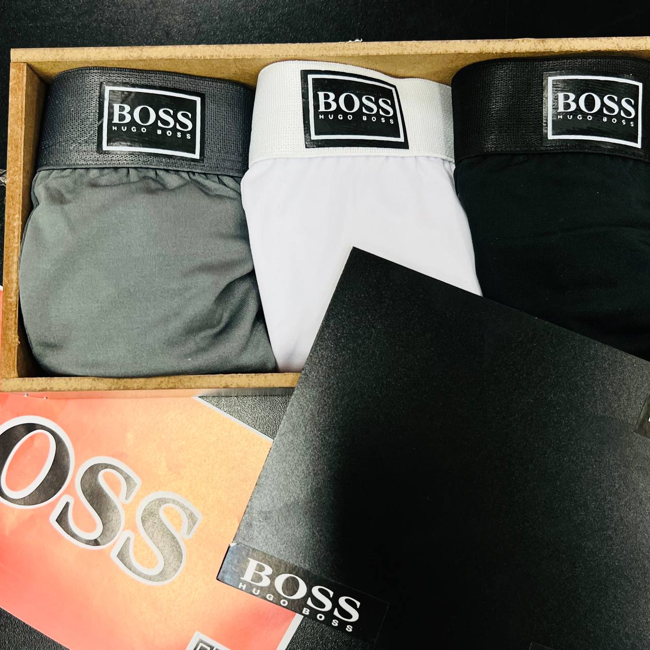 Kit Cueca Premium na caixa de MADEIRA (LT038)