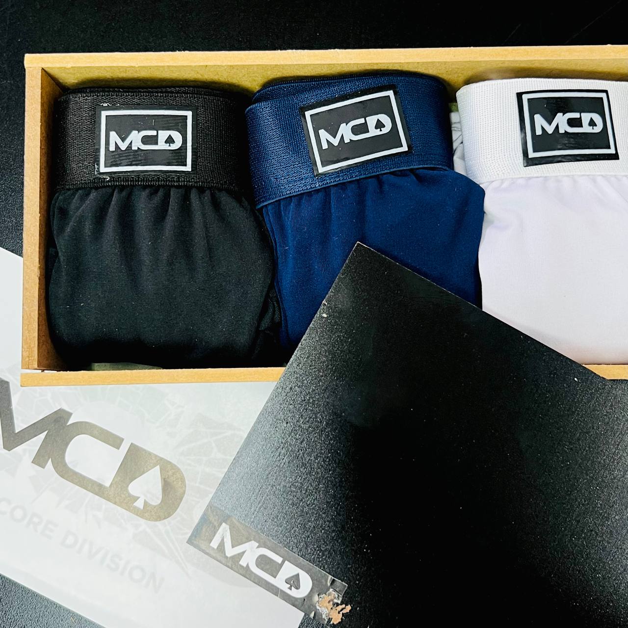 Kit Cueca Premium na caixa de MADEIRA (LT038)