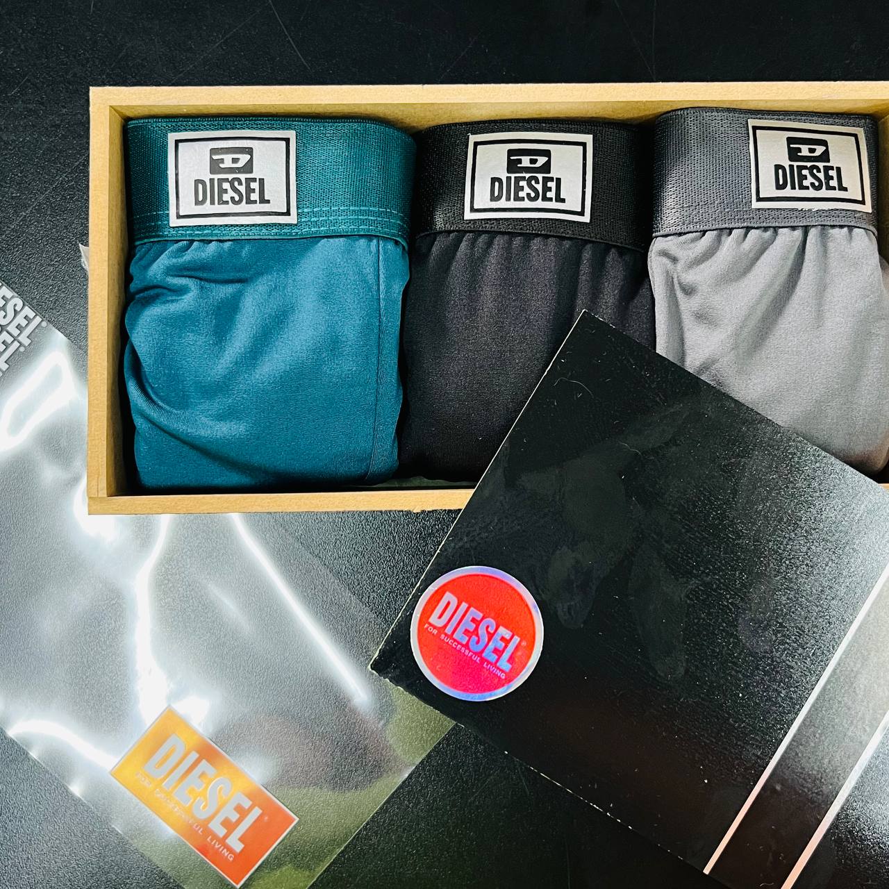 Kit Cueca Premium na caixa de MADEIRA (LT037)