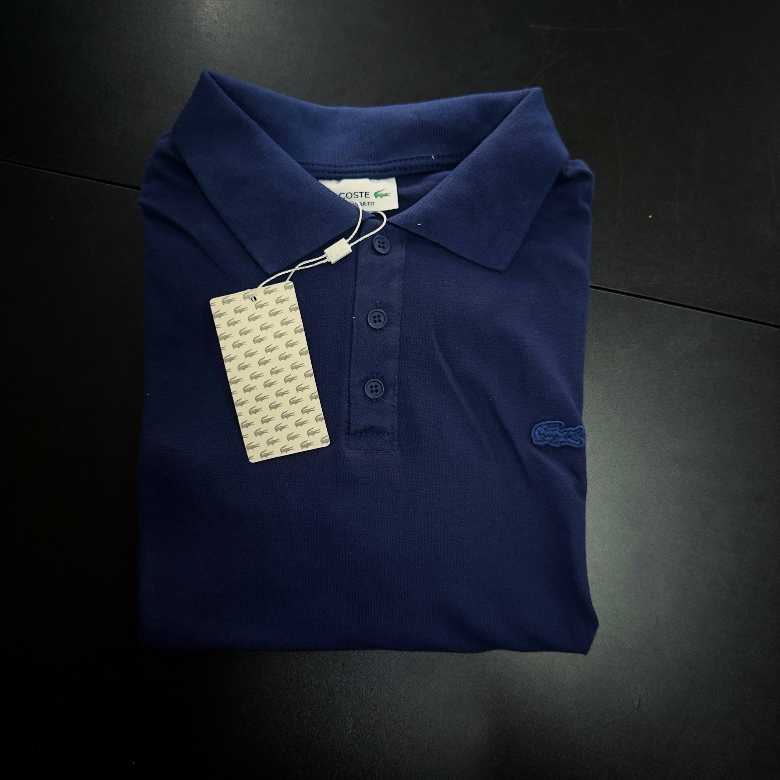 Camisa Polo Lacoste piquet dupla importada