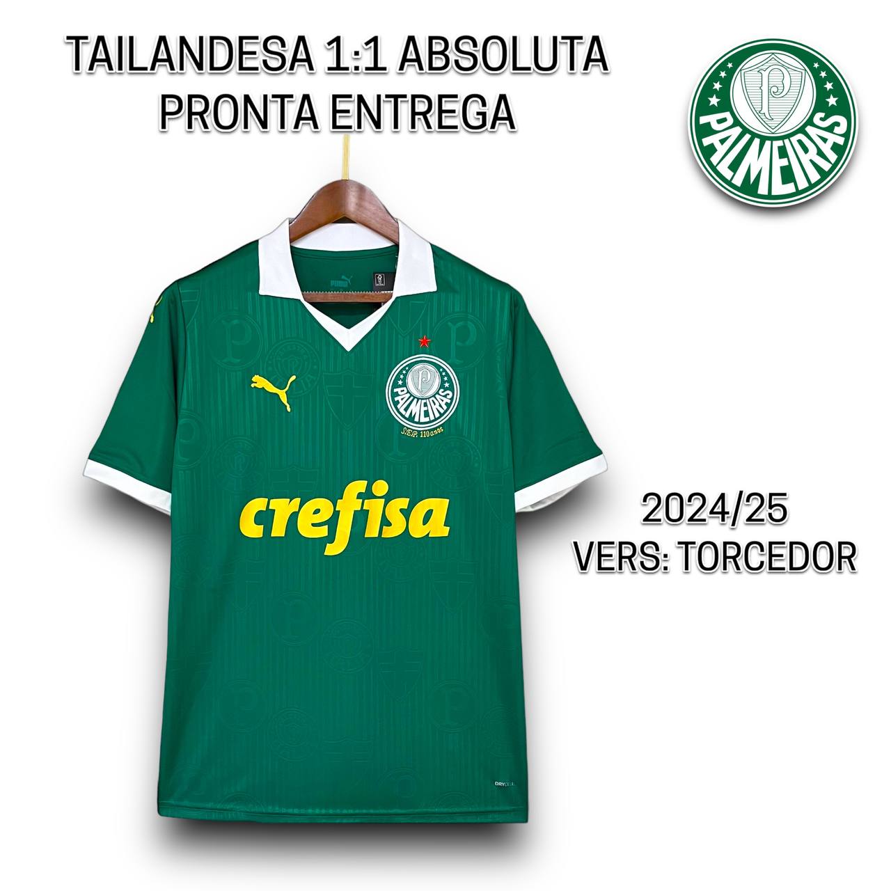 Camisa de time Tailandesa 1.1 TORCEDOR (PRONTA ENTREGA)