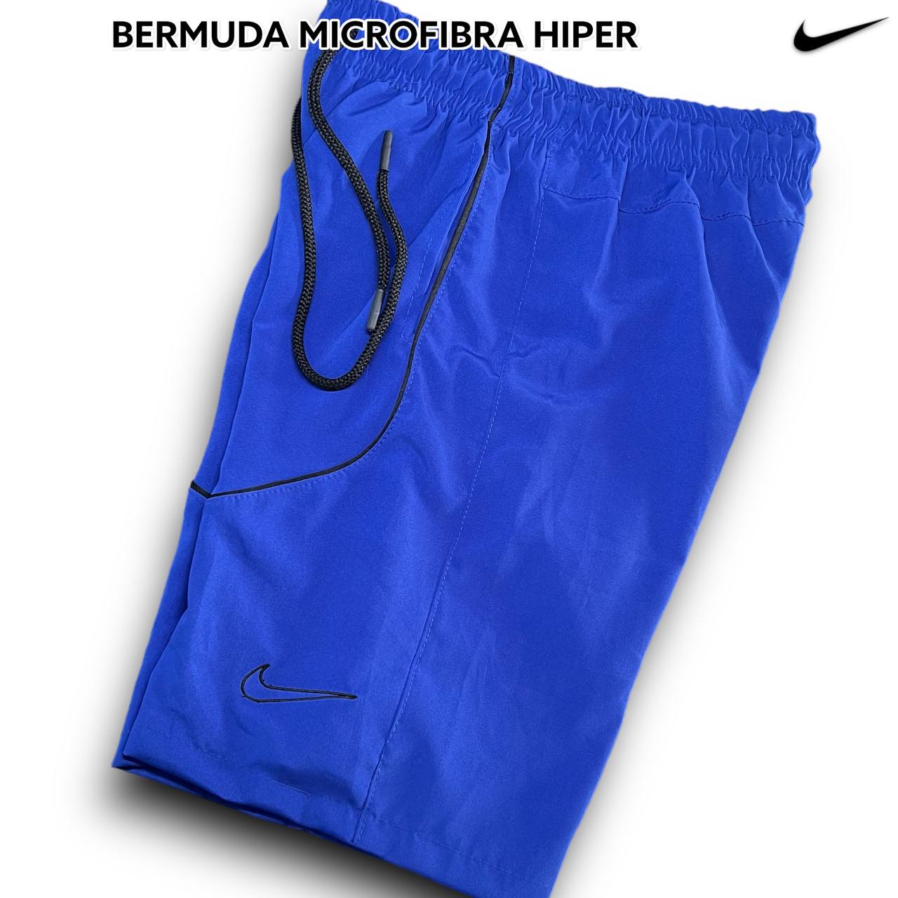 Bermuda Microfibra HIPER - NIKE arte em bordado 