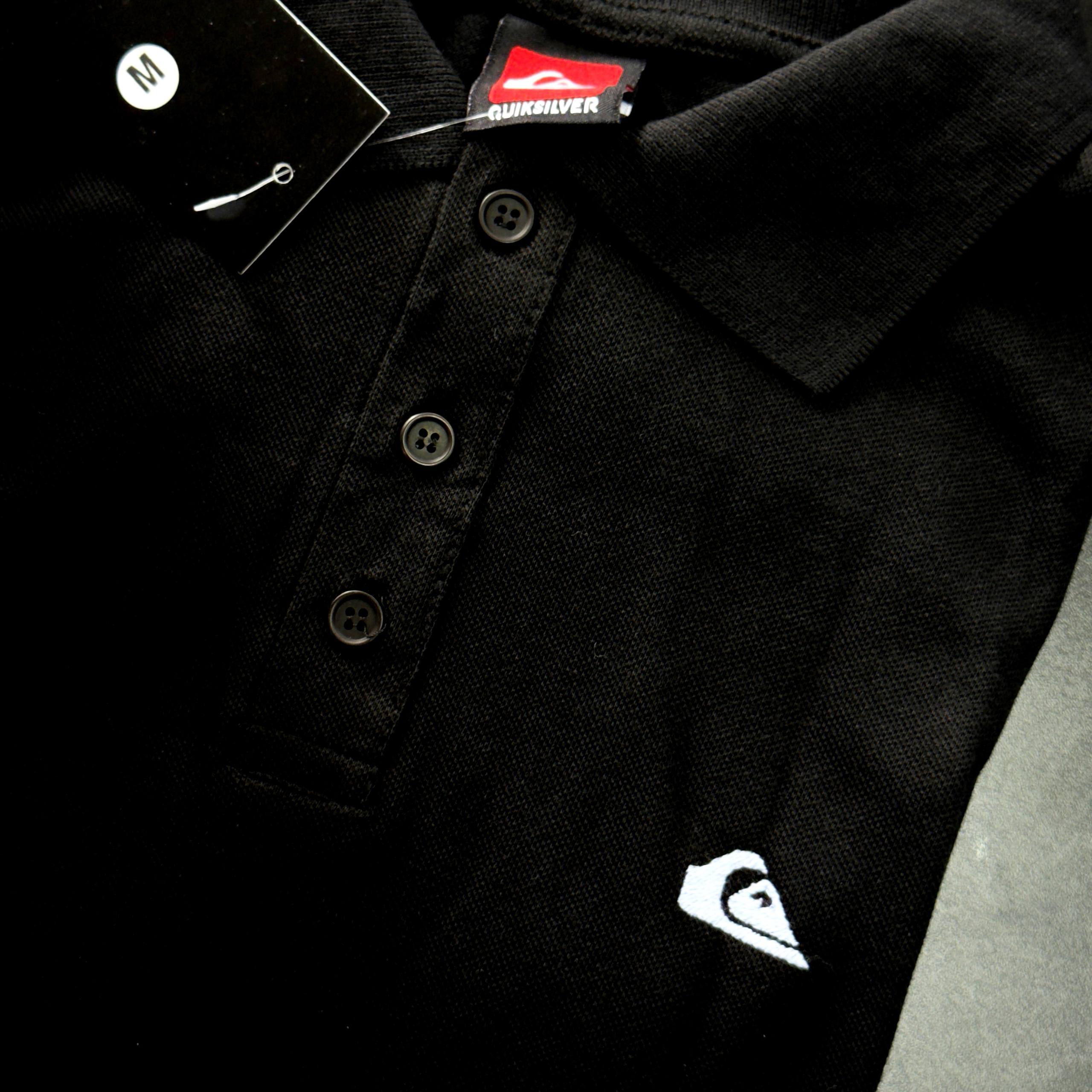 Camisa Polo Quiksilver piquet duplo importada