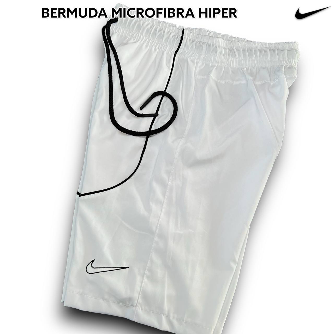 Bermuda Microfibra HIPER - NIKE arte em bordado 