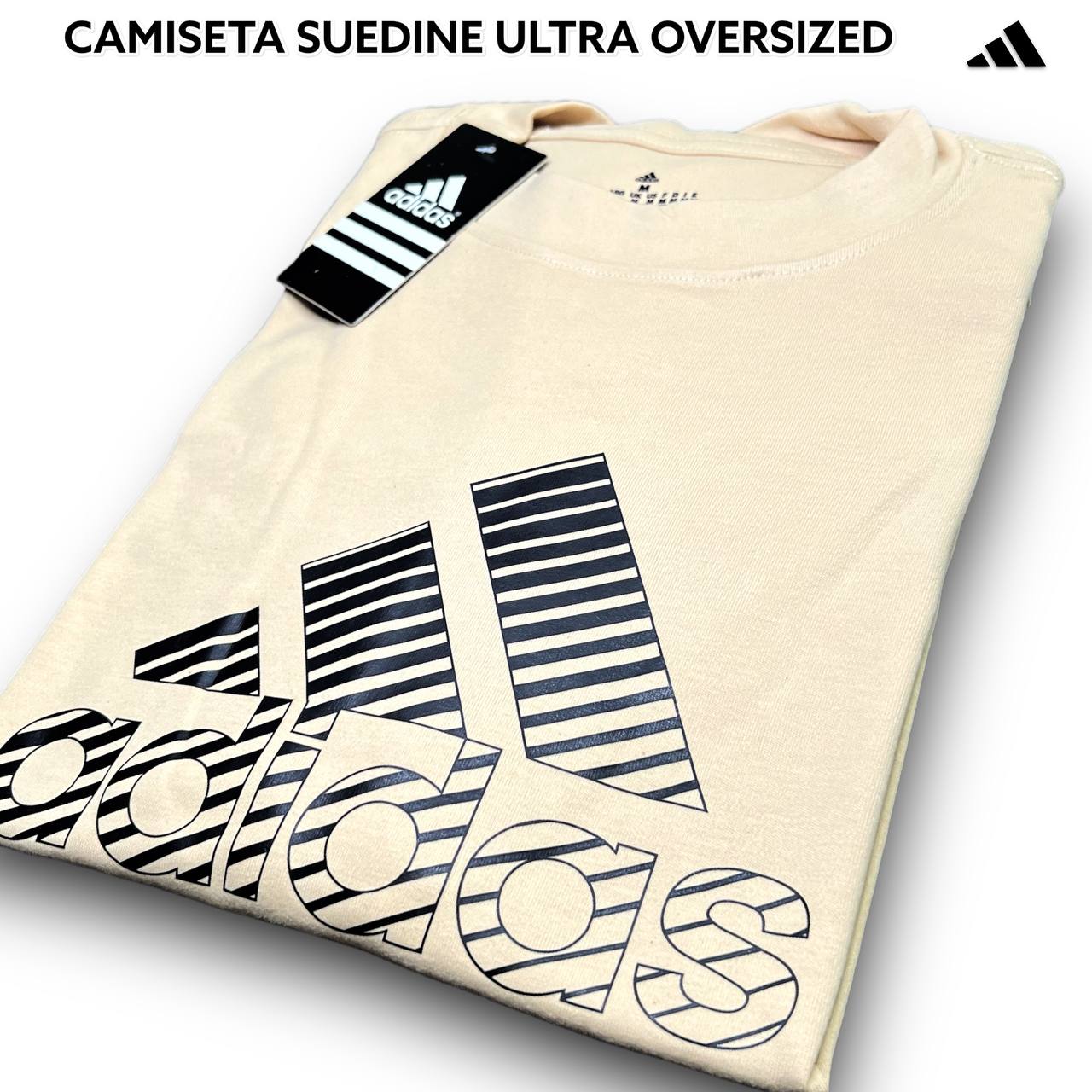 CAMISETA SUEDINE OVERSIZED 1:1 ULTRA - ADIDAS arte em DTF