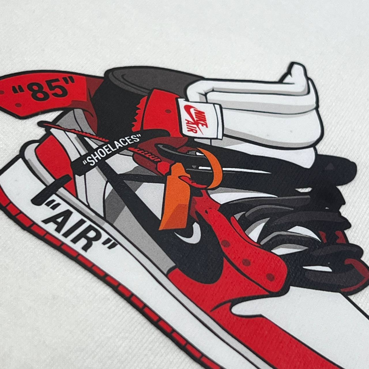 CAMISETA SUEDINE OVERSIZED 1:1 ULTRA - NIKE arte em DTF