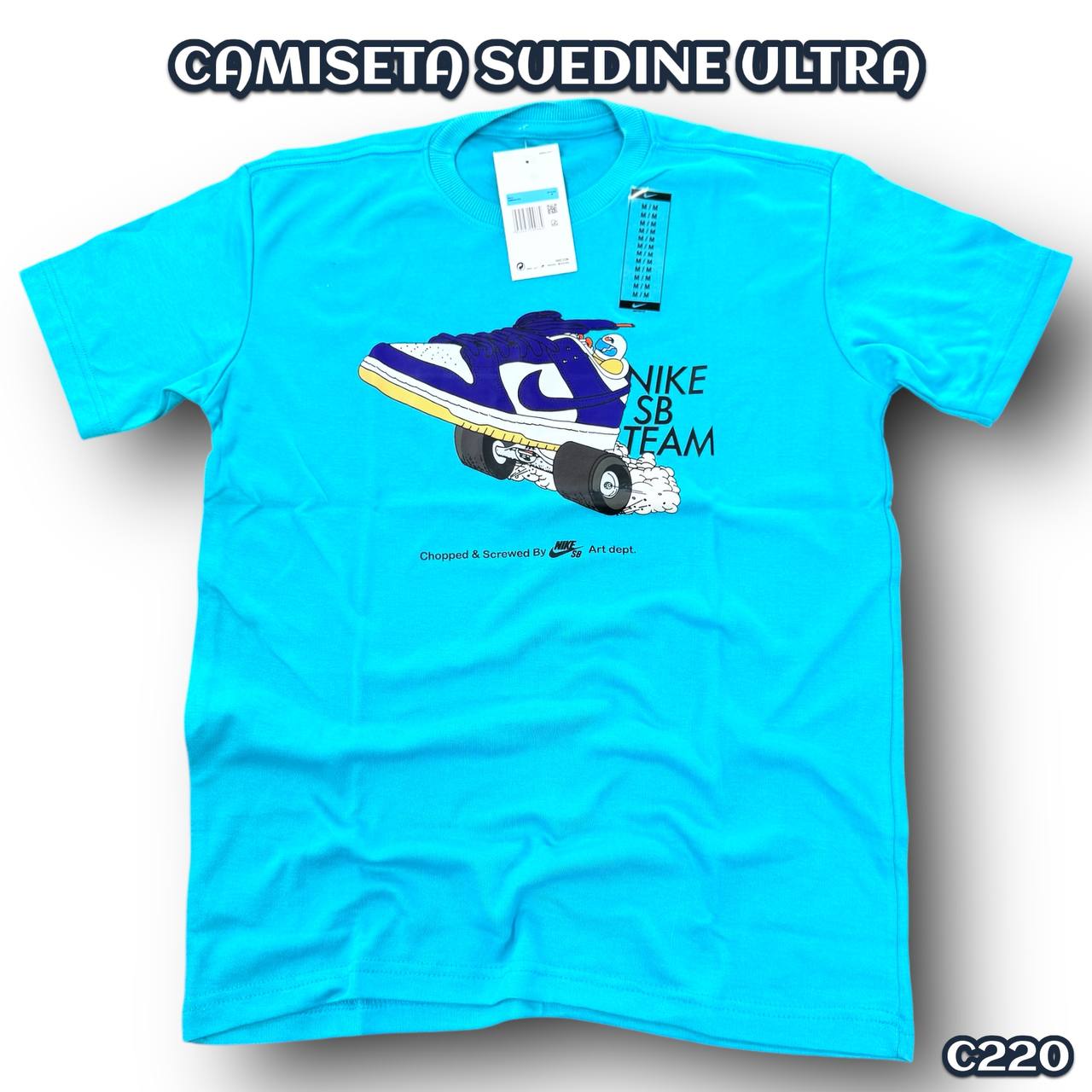 Camiseta Suedine ultra -(C220) ARTE EM DTF LT4A