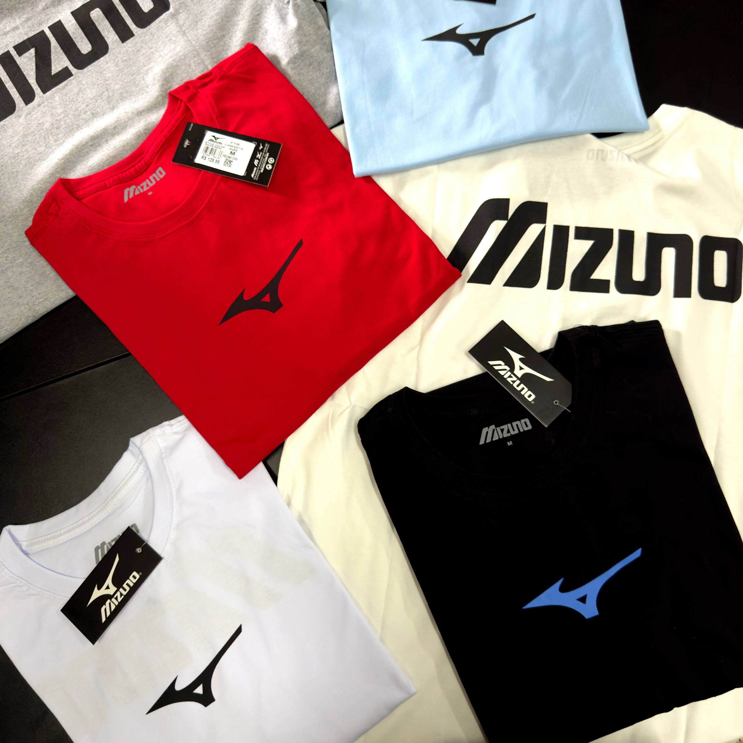 Camiseta  Mizuno 40.1 Ultra Premium penteada (frente e costas) 