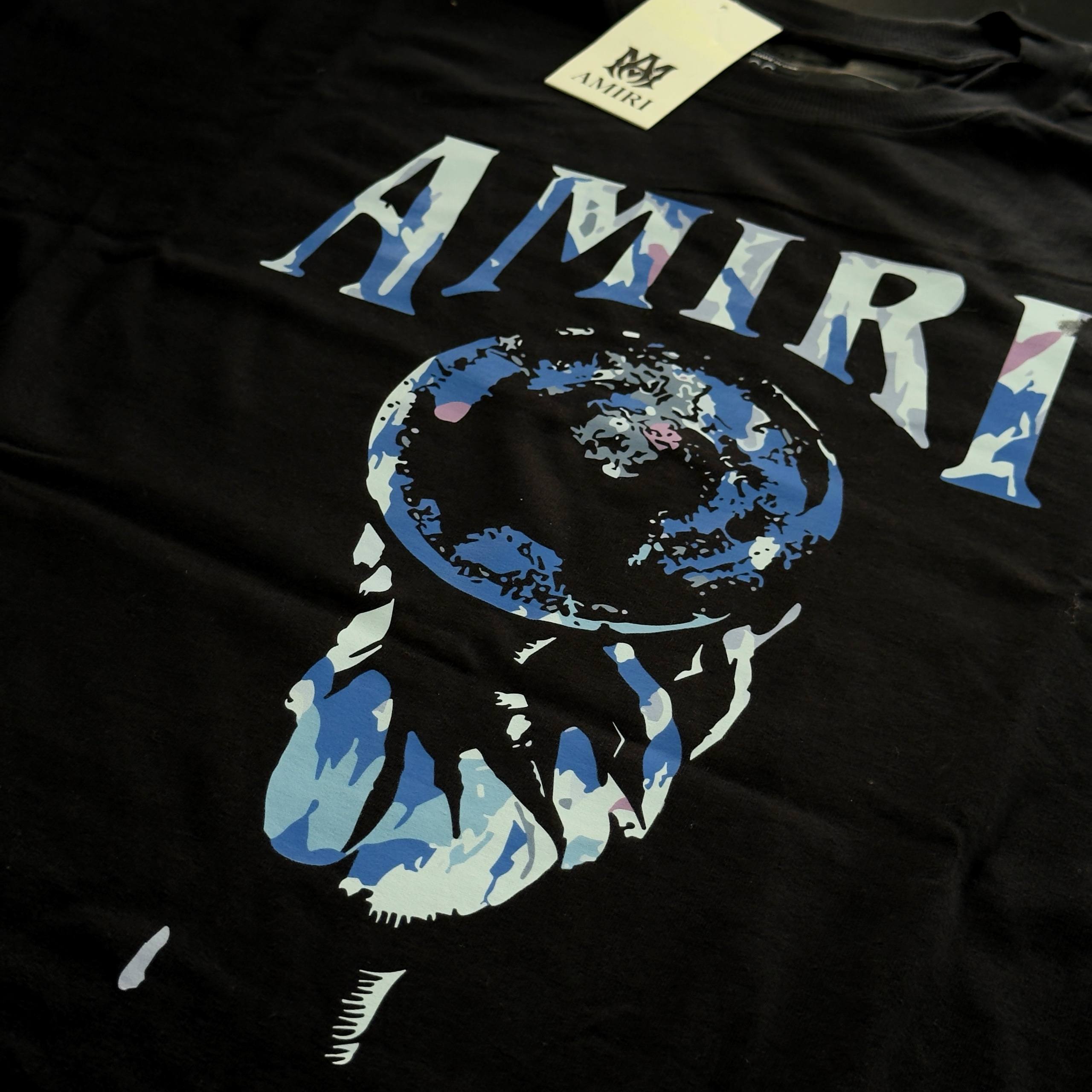 Camiseta Suedine Malhão OVERSIZED Amiri - ATENÇÃO FORMA GRANDE