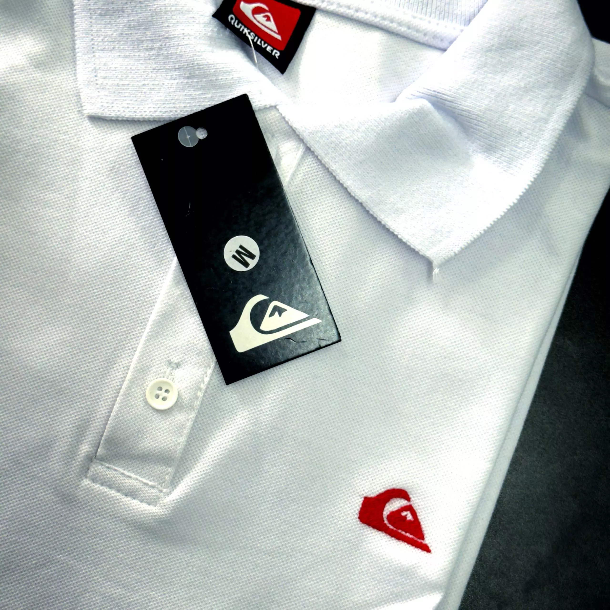 Camisa Polo Quiksilver piquet duplo importada