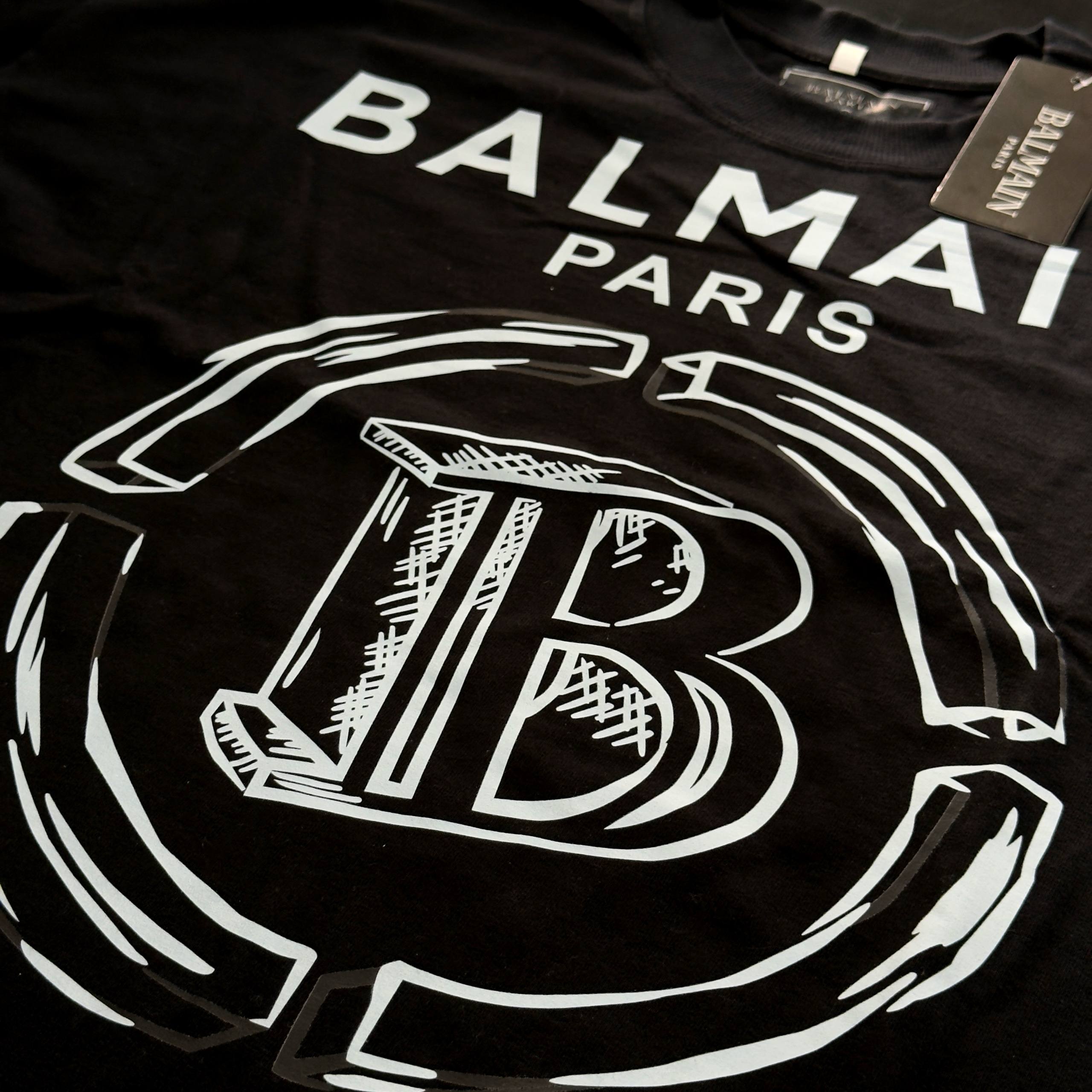 Camiseta Suedine Malhão OVERSIZED Balmain - ATENÇÃO FORMA GRANDE